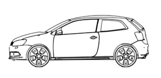 Vehículo Volkswagen en diagnóstico